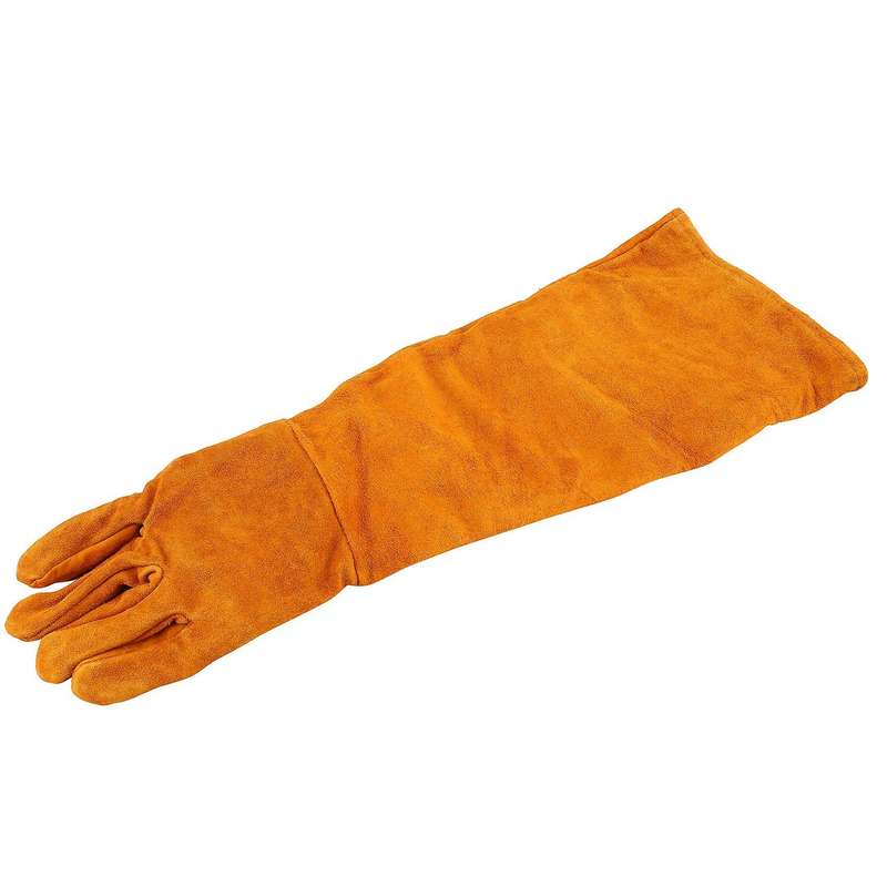 60cm Long Sleeves Welding Gloves Heat Resistant Stove Fire Bbq