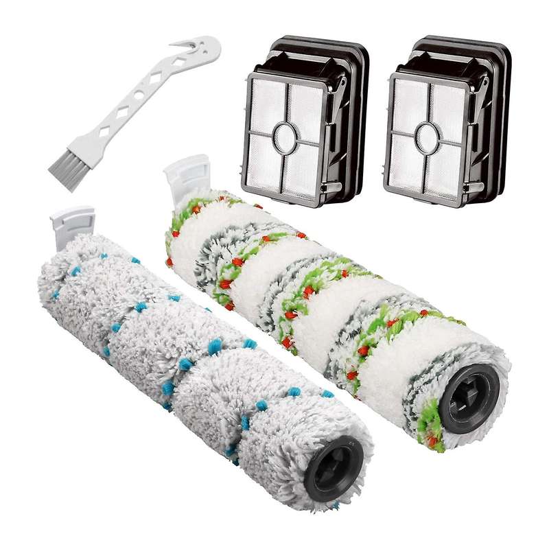 2 Hepa Filters+1 Brush Roll+1 Pet Brush Roll for Bissell Crosswave