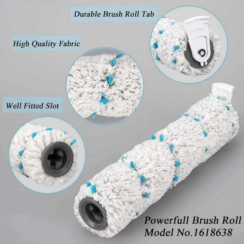 2 Hepa Filters+1 Brush Roll+1 Pet Brush Roll for Bissell Crosswave