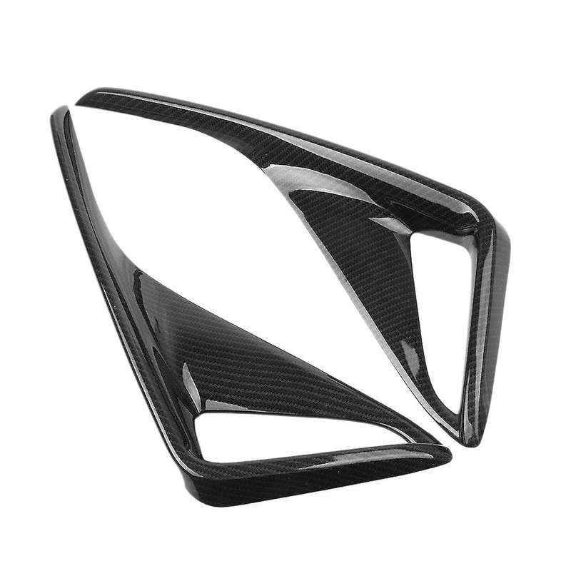 2pcs Car Carbon Fiber Rear Fog Lamp Cover Trim for Toyota Chr