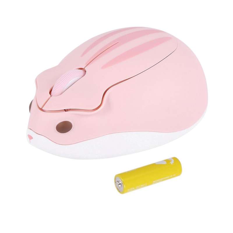 Hamster Shape 2.4ghz Wireless Mouse Pink Mouse Pc Notebook Kids Gift