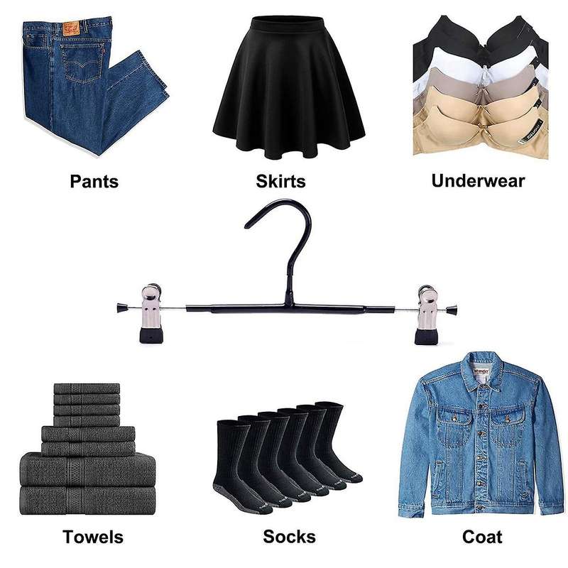Pants Hangers Holders Five-layer Space Saving (brown)