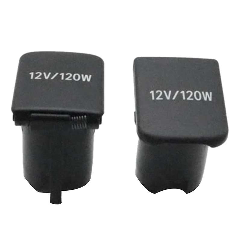 2pcs Car Cigarette-lighter Panel Base Cover for Toyota Prado Lc150