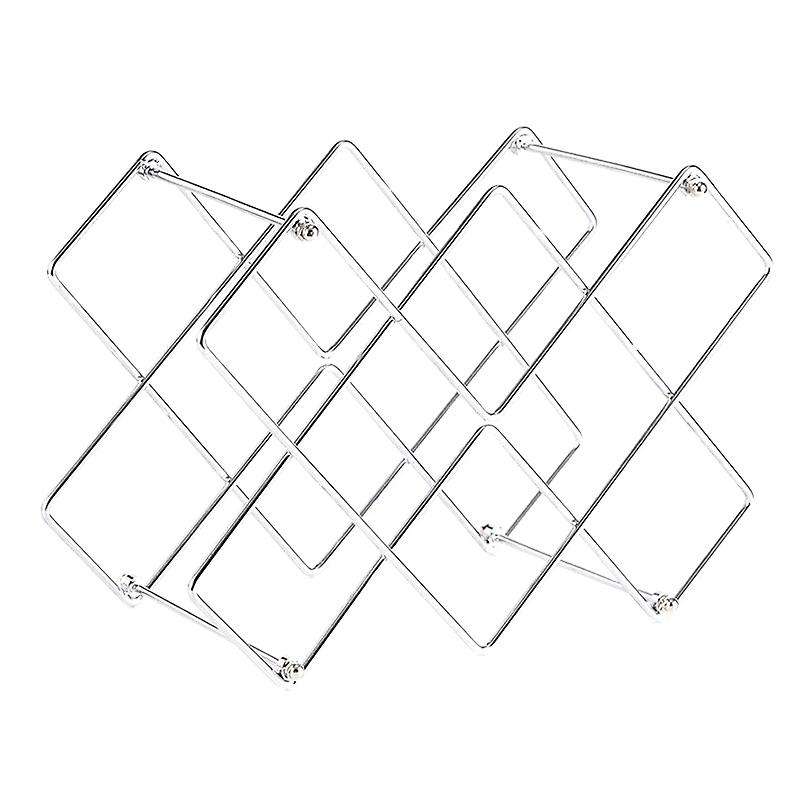 Countertop Wine Rack, Bottle Rack, Wine Rack, Bottle Rack, Silver