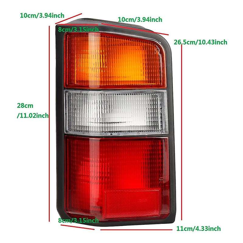 Car Tail Light Signal Lamp Shell without Bulb Left
