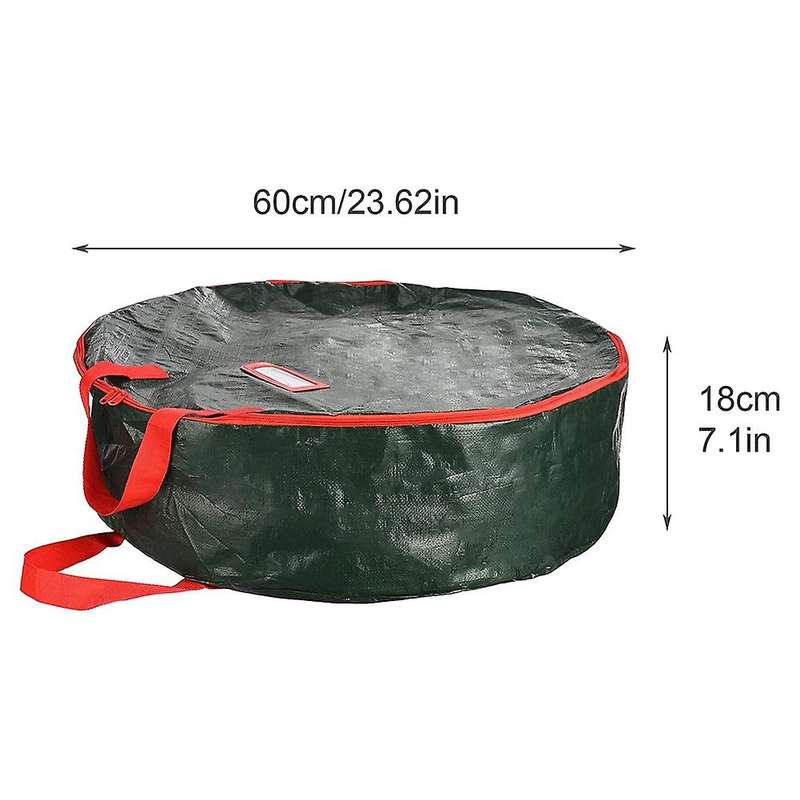 2pcs Santa Bag Direct Suspend Wreath Waterproof Storage Bag 24 Inch