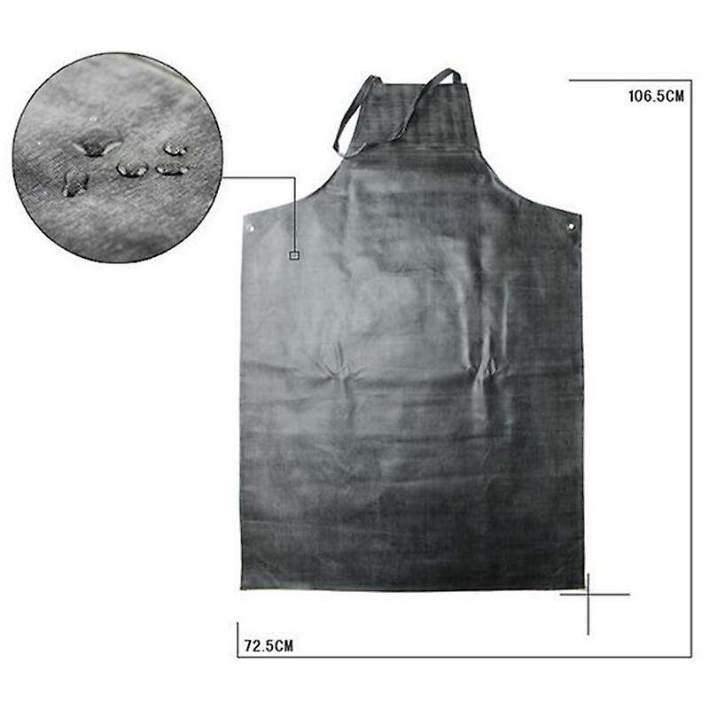 Heavy Duty Waterproof Rubber Vinyl Apron Industrial Pvc Adjustable