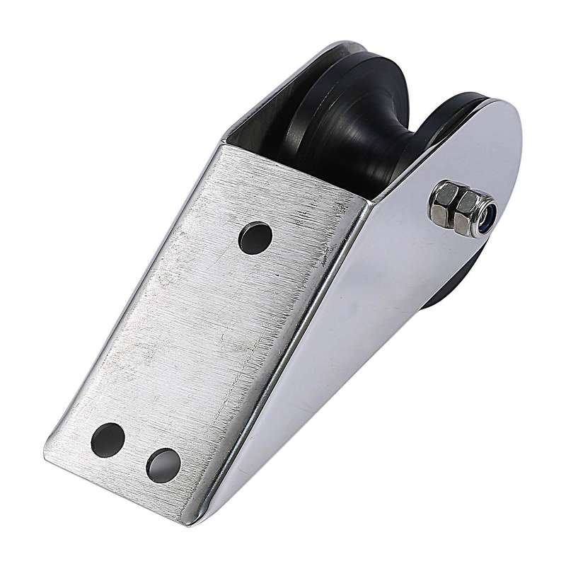 Marine Stainless Steel Boat Bow Anchor Roller Bracket Rollers(black)