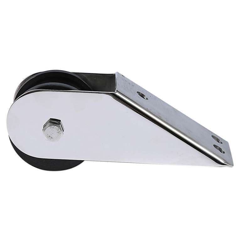 Marine Stainless Steel Boat Bow Anchor Roller Bracket Rollers(black)
