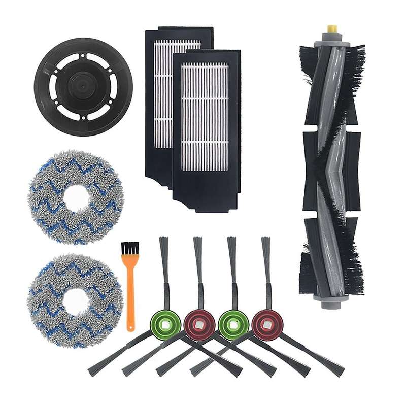 For Ecovacs T10 Turbo Main Brush Side Brush Filter Cleaning Brush