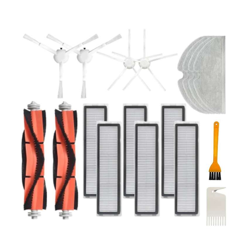 Main Brush Side Brush Hepa Filter Mop Cloth Rags Parts