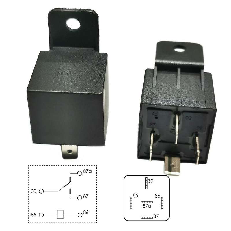 40 Amp Waterproof Relay Kit Dual Electric Fan Relay Kit Fan