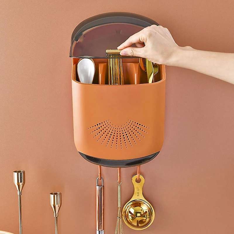Kitchen Storage Holder Spoon Fork Chopstick Tableware Organizer C