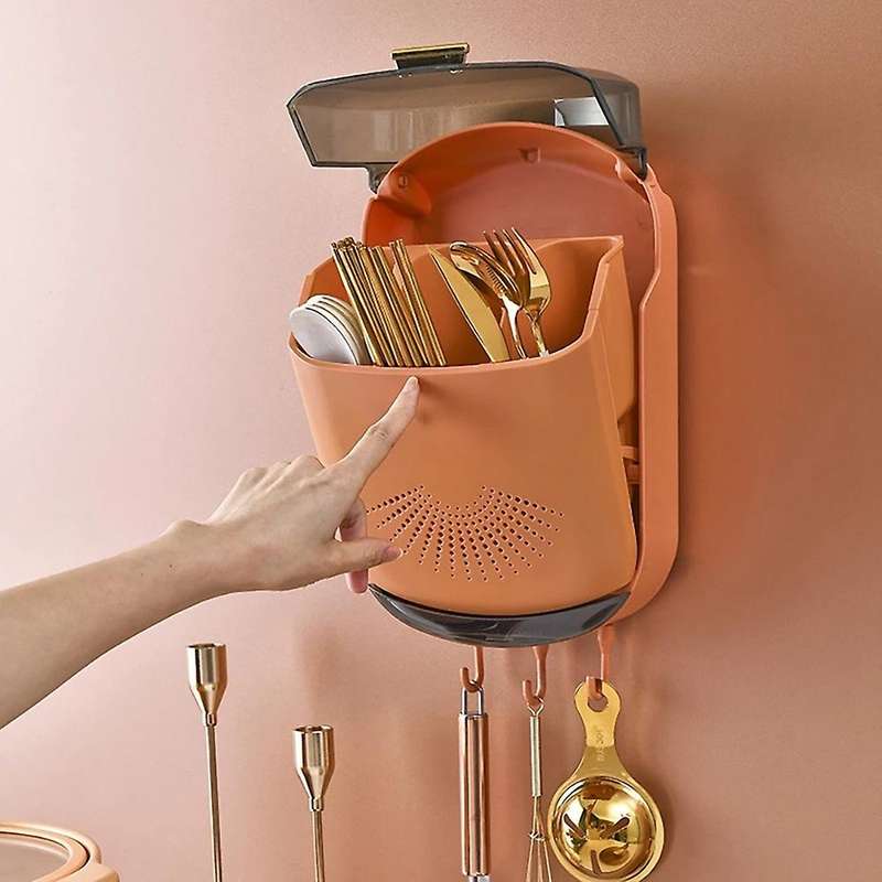 Kitchen Storage Holder Spoon Fork Chopstick Tableware Organizer C
