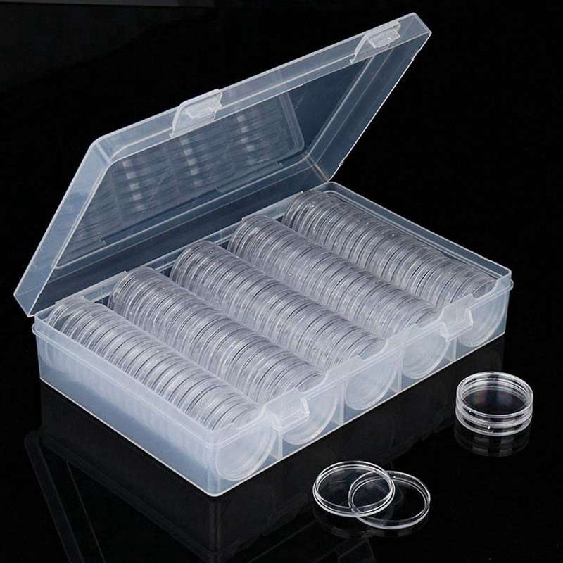 30 Mm Ps Coin Holder Case and 6 Sizes (19/20/22.25/25/27/30mm)gasket