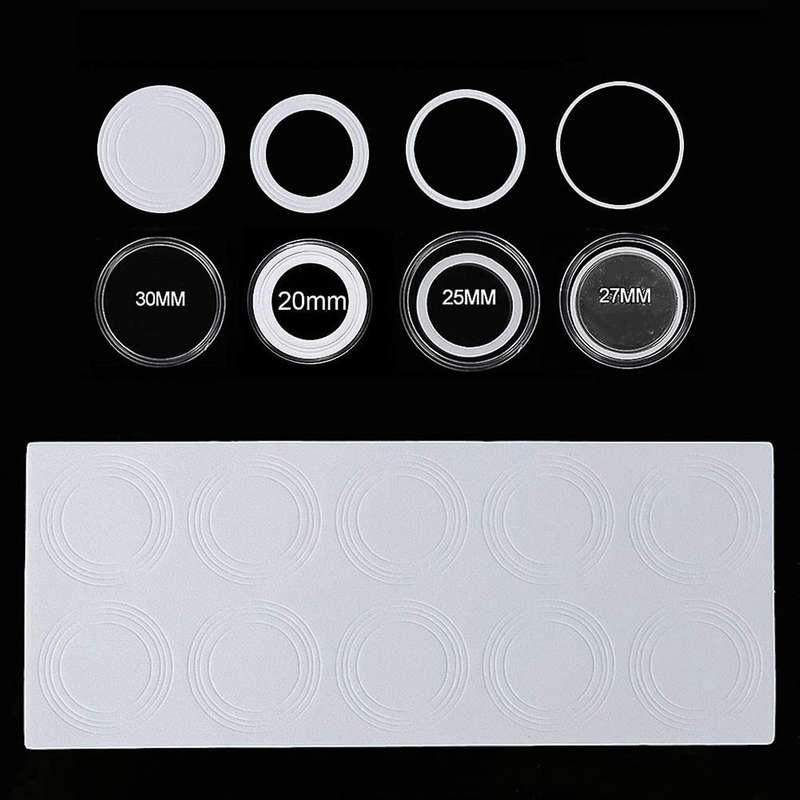 30 Mm Ps Coin Holder Case and 6 Sizes (19/20/22.25/25/27/30mm)gasket