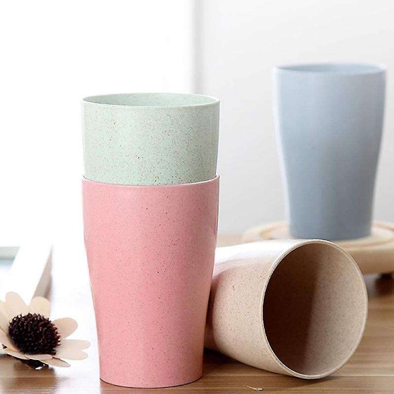 16 Pack Wheat Straw Drinking Cups,for Kids Adult