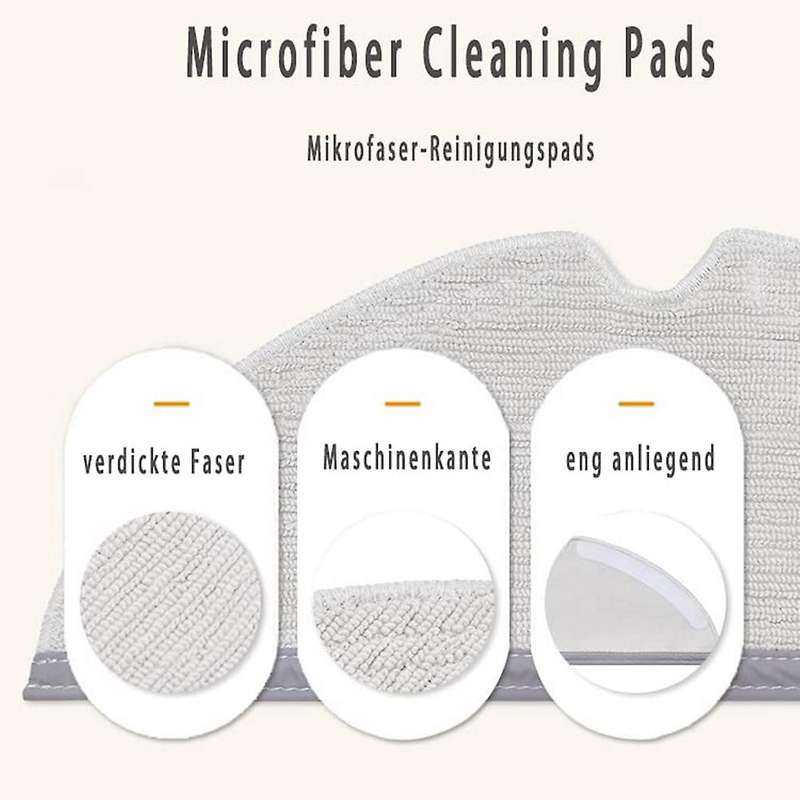Replacement Mop Cloth Pads Compatible for Xiaomi Roborock S5 S6 S50