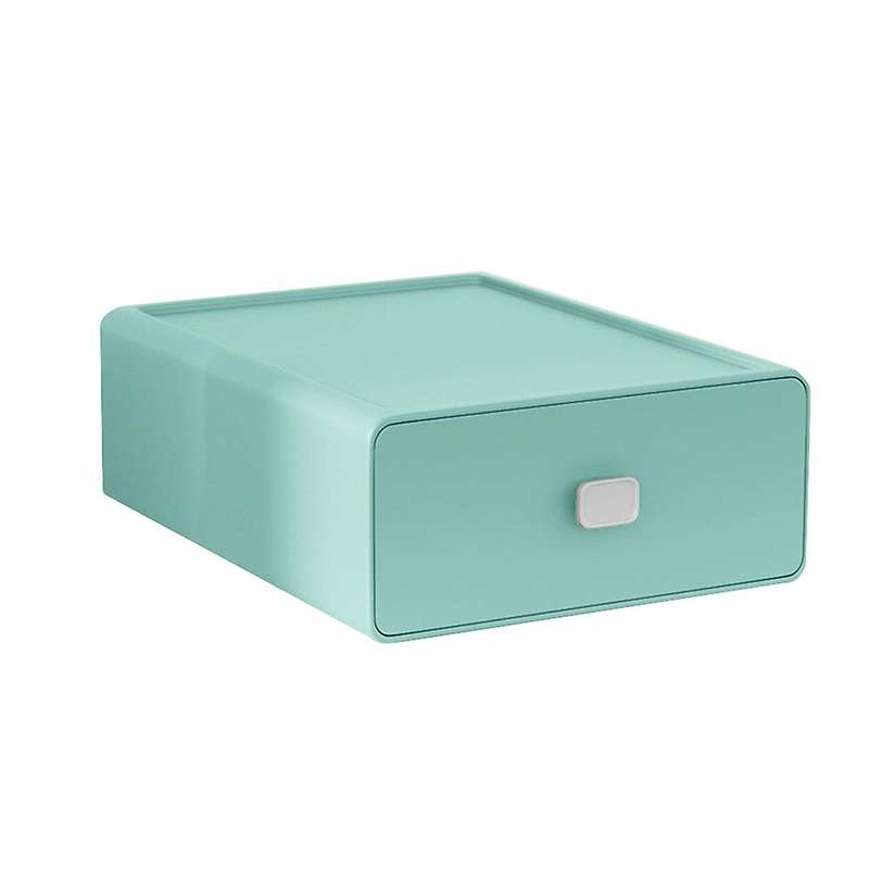 Colorful Desktop Stackable Storage Drawer Office Supplies Box 4