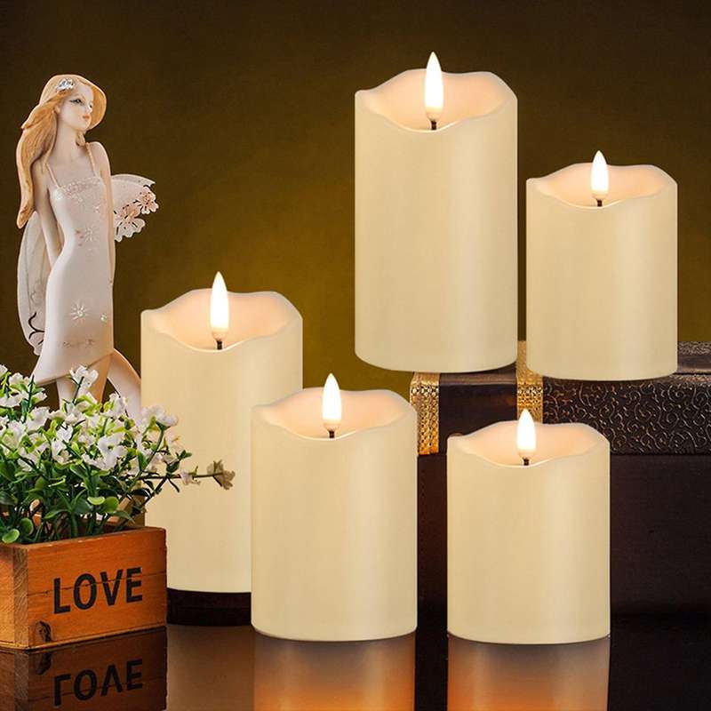 3pcs Flickering Candle Lights Remote Control Flameless Candle Lights