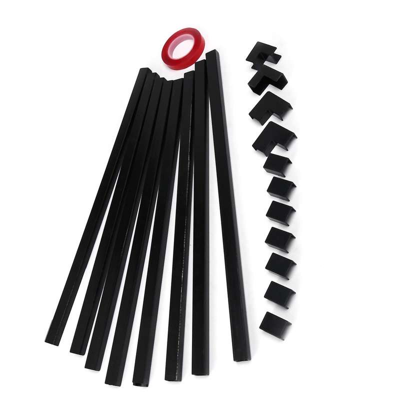 One-cord Channel Cable Concealer Cmc-03 125 Inch Cable Kit(black)