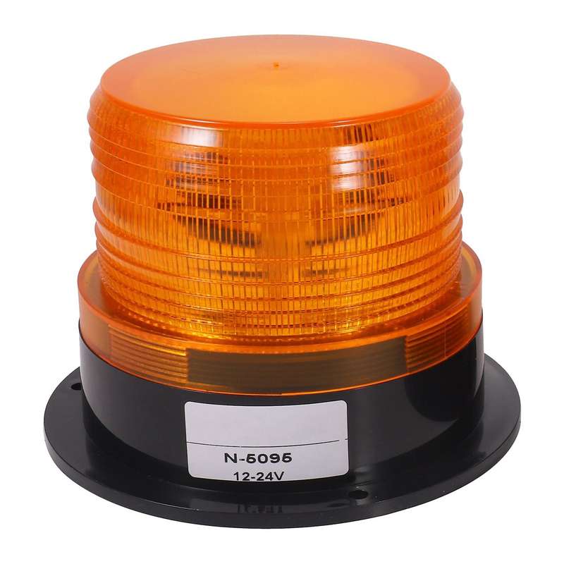 2 X Amber Led Beacon Strobe Emergency Warning Lamp Truck 12v 24v