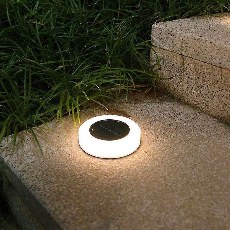 4pcs Solar Ground Lights, Outdoor Solar Lamps(warm Light)