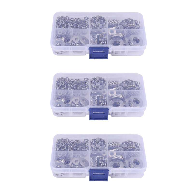 1980 Pcs M3 M4 M5 M6 M8 M10 Washer Spacers Stainless Steel Kit