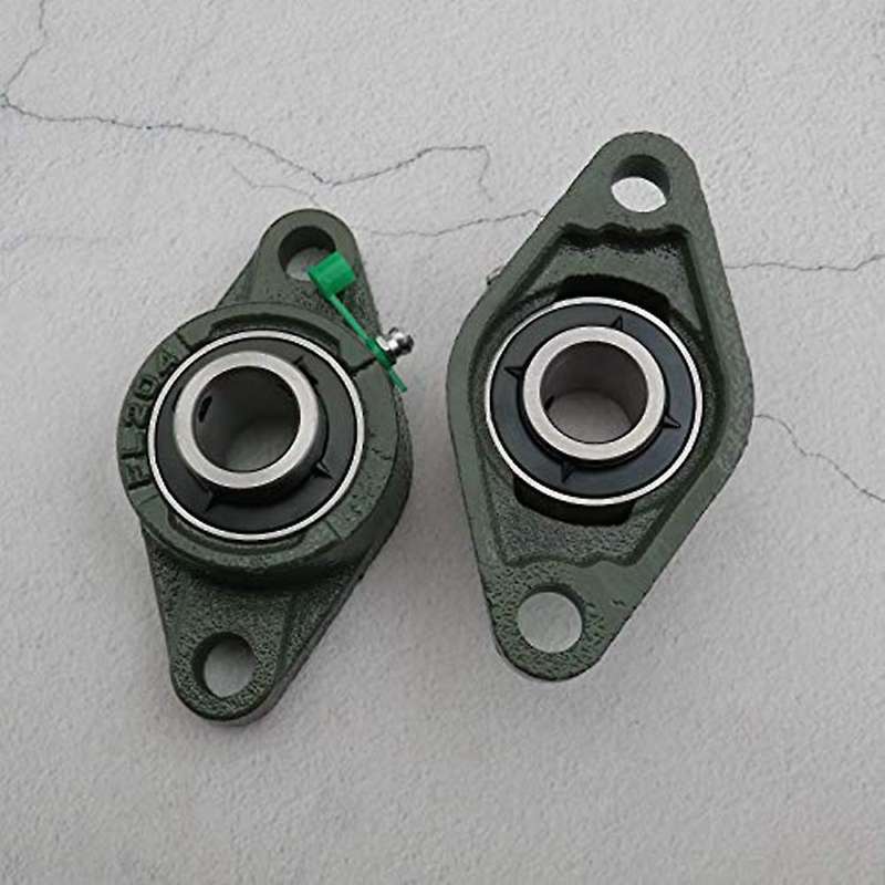 2 Pcs Ucfl204 20mm Rhombic Flange Bearings