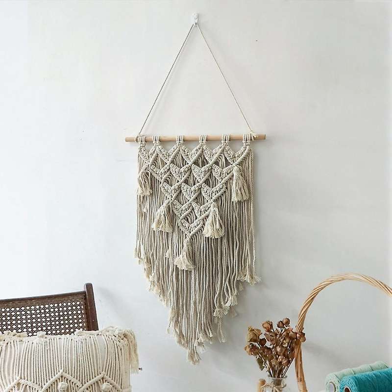 Macrame Wall Hanging Woven Tapestry Wall Home Decor Boho Chic Home