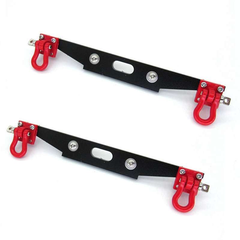 Metal Rear Bumper with Tow Hook for Mn D90 D91 D99s 1/12 Rc Car,b