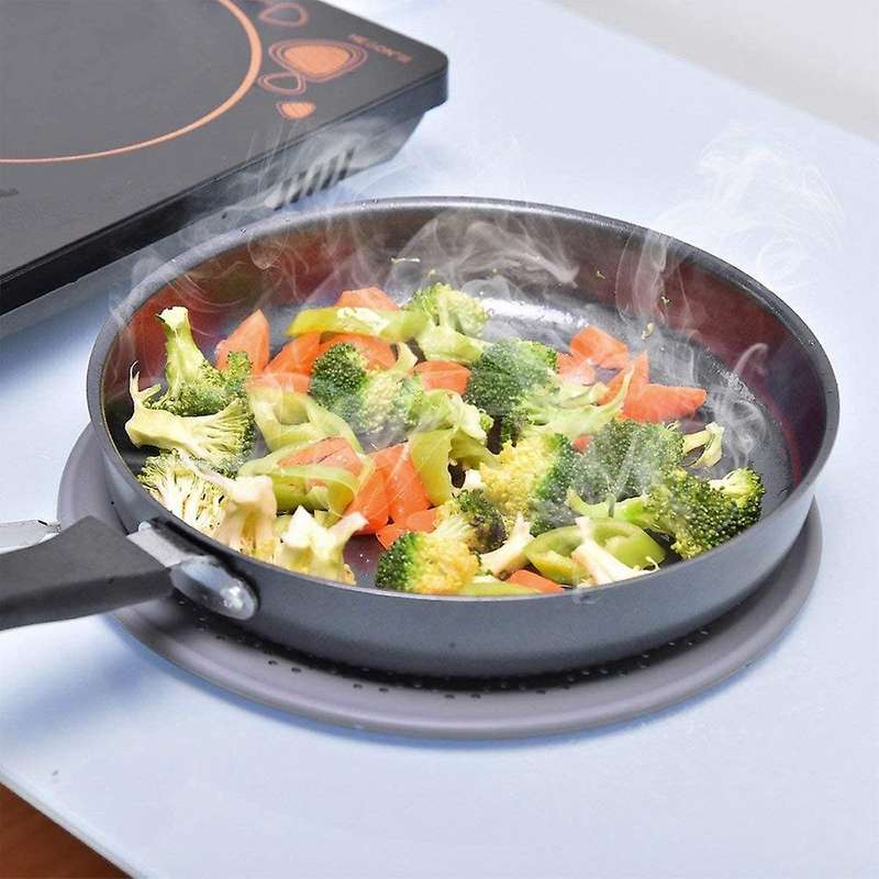 Grease Splatter Guard with Folding Handle,for Cooking,13 Inch,red