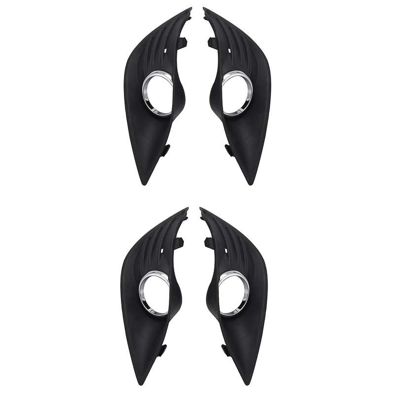 4x Car Right & Left Bumper Fog Light Ventilation Grille Lampshade