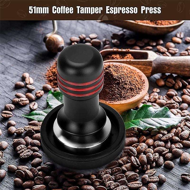 51mm Espresso Tamper with Mat, Espresso Tamper with Spring