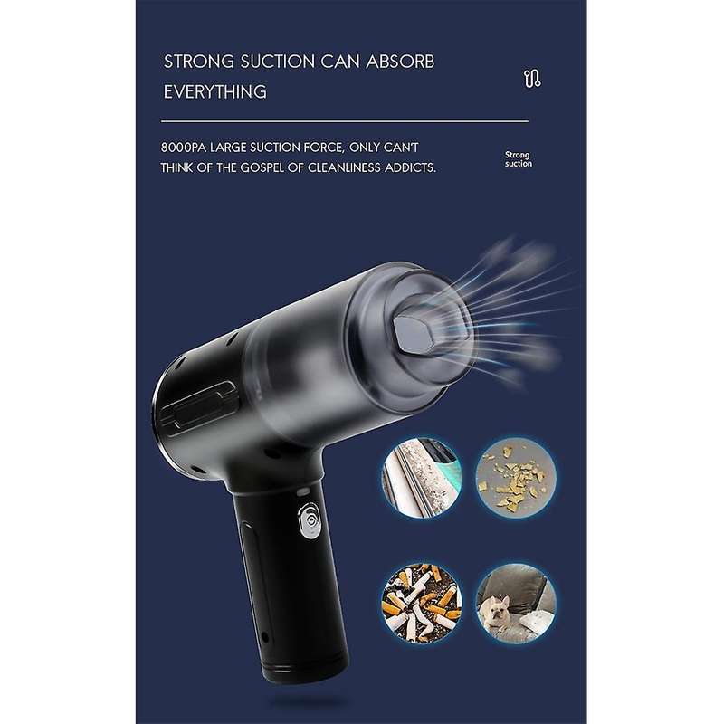 Portable Vacuum Cleaner Wireless Handheld Vaccum Cleaner White