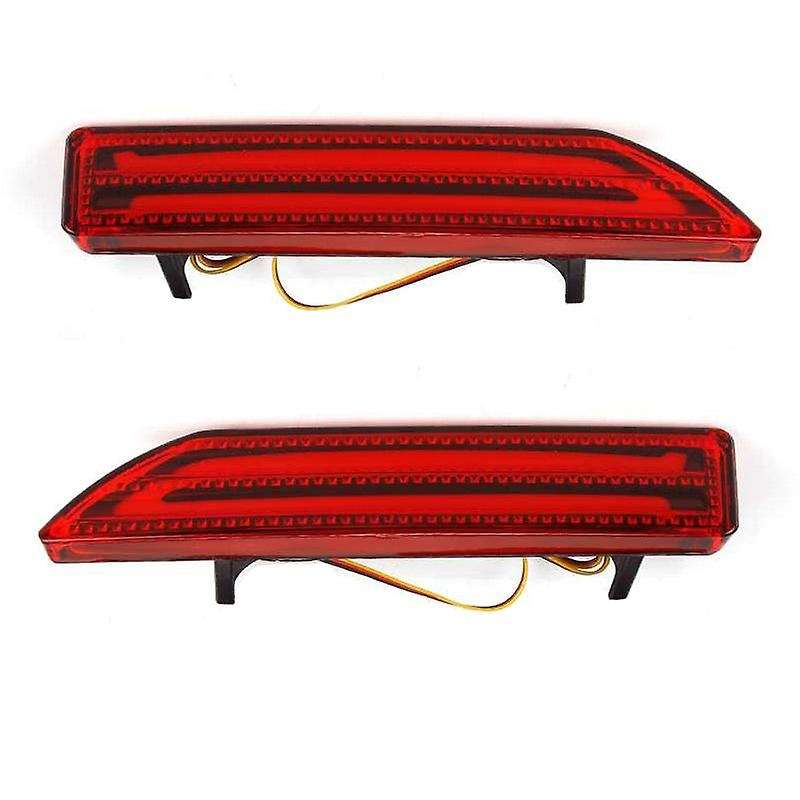 Car Rear Bumper Light Guide Strip with Driving Brake Dual Function