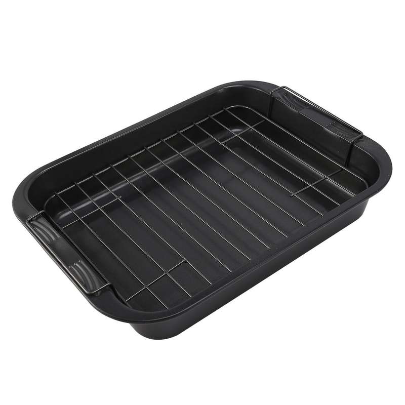 Carbon Steel Nonstick Bakeware Baking Tray Set with Cooling Rack