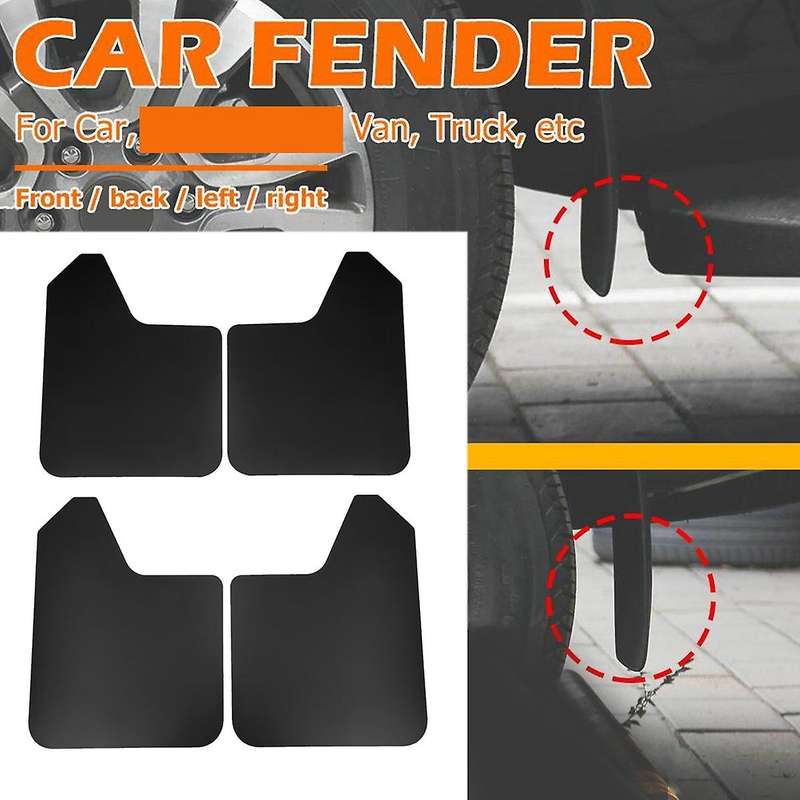 4pcs Universal Mudflaps for Car Pickup Suv Van Truck with Rivets