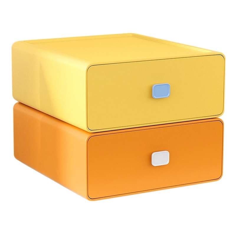 Colorful Desktop Storage Box Cabinet Rack Kabinet Drawer Organizer F