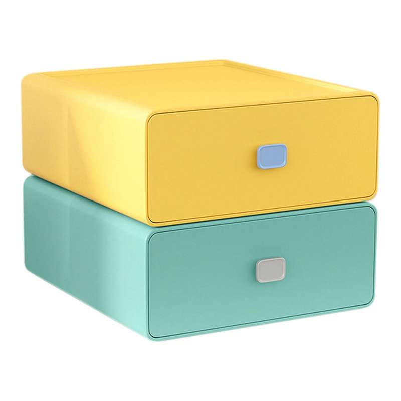 Colorful Desktop Storage Box Cabinet Rack Kabinet Drawer Organizer A