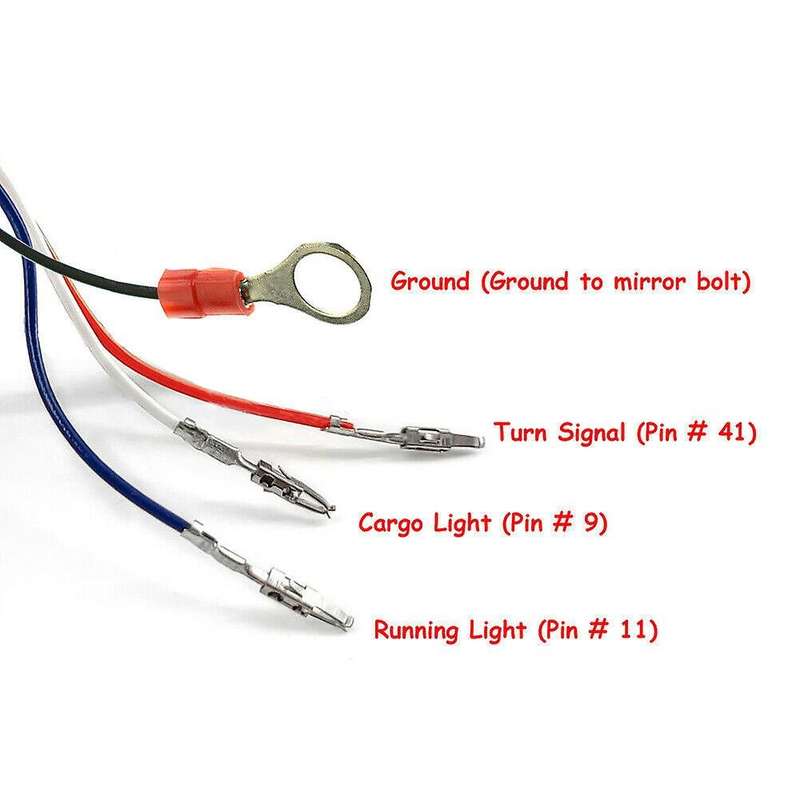 Tow Mirrors Wiring Harness for 2014-2018 Silverado Sierra Signal
