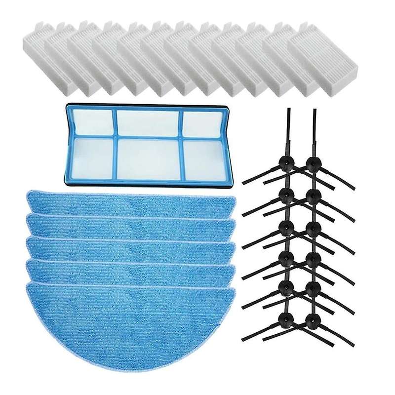 30pcs Sweeping Robot Filter Side Brush for Ilife V3s/v5s/v5/v3l
