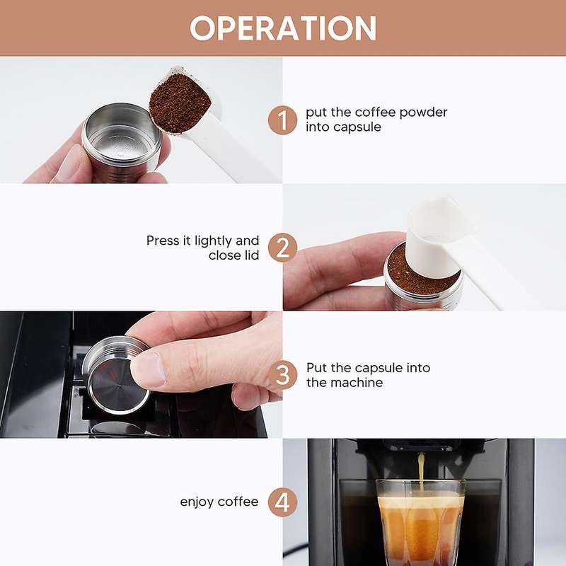 Reusable Coffee Capsule Filter for Segafredo Coffee Machine