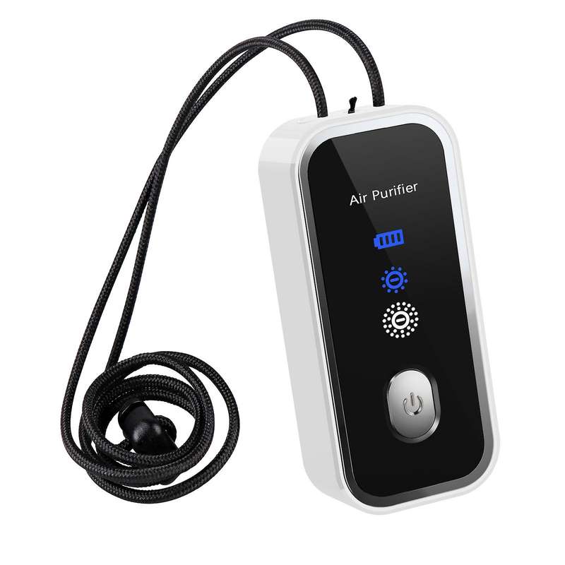 Mini Air Freshner Ionizer Negative Ion Generator for Adult/kids White