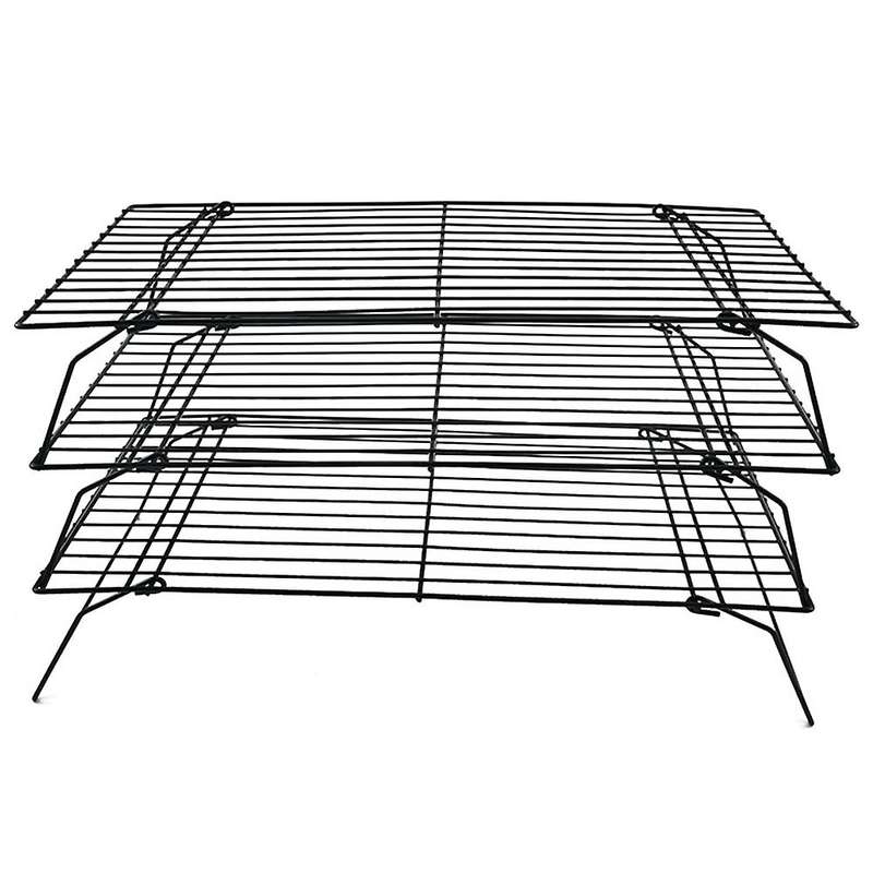 Three-layer Cake Cooling Rack Iron Non-stick Kitchen Storage Rack
