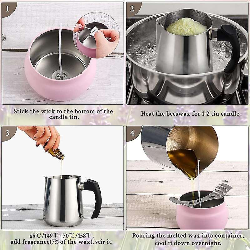 Diy Candle Making Kit for Adults, with Candle Wax Pot (35oz/1000ml)