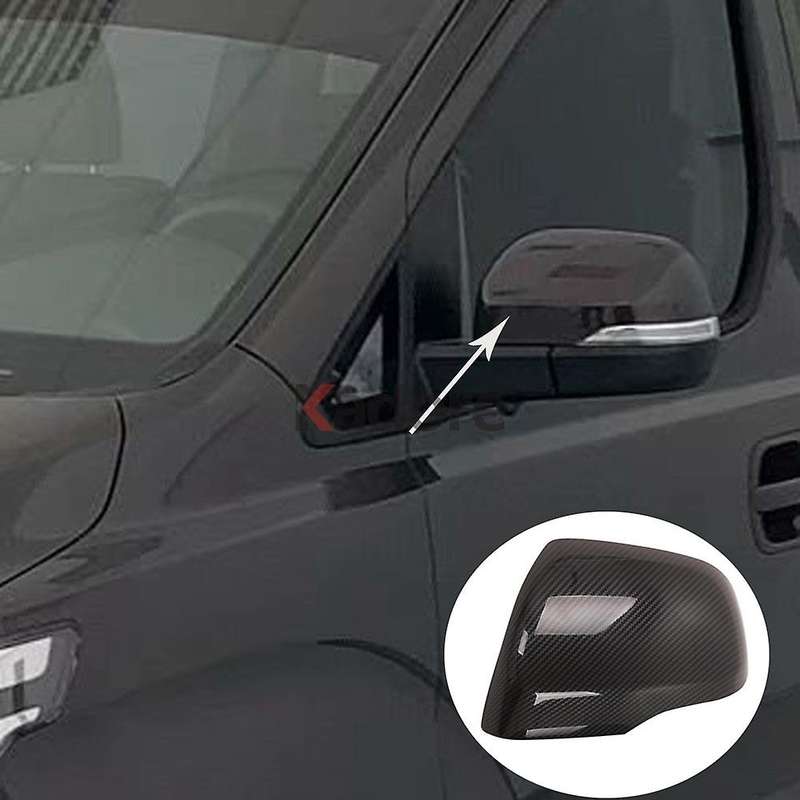 Carbon Fiber Side Door Rearview Mirror Cover Trims Car-styling