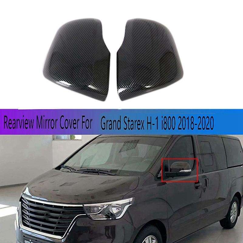 Carbon Fiber Side Door Rearview Mirror Cover Trims Car-styling