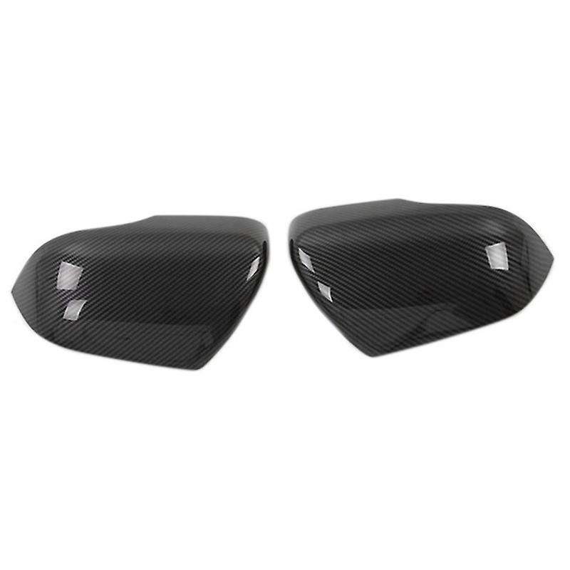 Carbon Fiber Side Door Rearview Mirror Cover Trims Car-styling