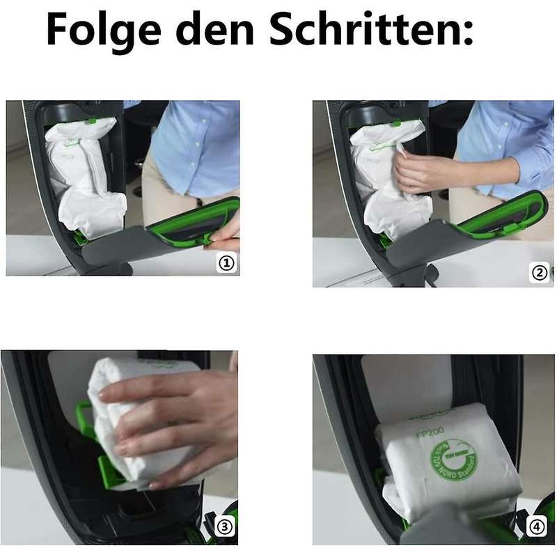 12pcs Vacuum Cleaner Bags for Vk 200 Vk200 Fp